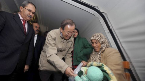 เลขาธิการใหญ่สหประชาชาติหารือสถานการณ์ซีเรีย